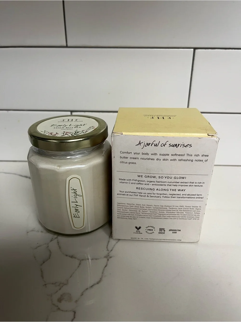 Farmhouse Fresh Bunny Kisses Shea Butter‎ Moisturizing Body Cream 8.75Oz Sealed